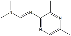 N'-(3,5-dimethylpyrazin-2-yl)-N,N-dimethyliminoformamide Struktur