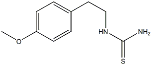 N-[2-(4-methoxyphenyl)ethyl]thiourea Struktur