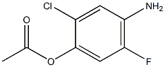 1-(4-Amino-2-chloro-5-fluoro-phenyl)-acetic acid Struktur