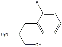 2-amino-3-(2-fluorophenyl)propan-1-ol Struktur