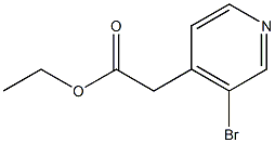 ethyl 2-(3-bromopyridin-4-yl)acetate Struktur