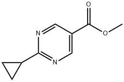 methyl 2-cyclopropylpyrimidine-5-carboxylate Struktur