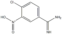 N-(5-carbamimidoyl-2-chlorophenyl)-N-oxohydroxylammonium Struktur