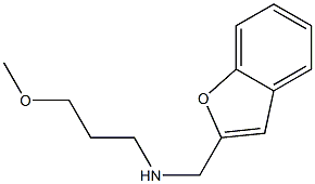 (1-benzofuran-2-ylmethyl)(3-methoxypropyl)amine Struktur