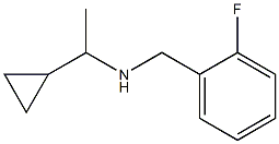 (1-cyclopropylethyl)[(2-fluorophenyl)methyl]amine Struktur