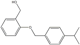 (2-{[4-(propan-2-yl)phenyl]methoxy}phenyl)methanol Struktur