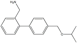 (2-{4-[(propan-2-yloxy)methyl]phenyl}phenyl)methanamine Struktur