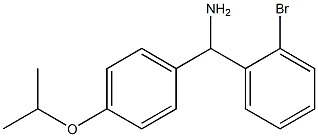 (2-bromophenyl)[4-(propan-2-yloxy)phenyl]methanamine Struktur