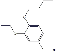 (4-butoxy-3-ethoxyphenyl)methanol Struktur