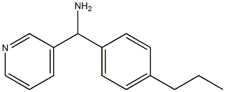 (4-propylphenyl)(pyridin-3-yl)methanamine Struktur