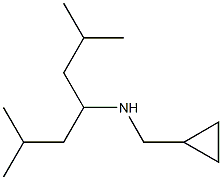 (cyclopropylmethyl)(2,6-dimethylheptan-4-yl)amine Struktur