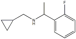 (cyclopropylmethyl)[1-(2-fluorophenyl)ethyl]amine Struktur