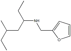 (furan-2-ylmethyl)(5-methylheptan-3-yl)amine Struktur