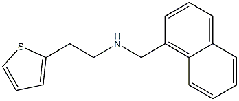 (naphthalen-1-ylmethyl)[2-(thiophen-2-yl)ethyl]amine Struktur