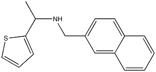 (naphthalen-2-ylmethyl)[1-(thiophen-2-yl)ethyl]amine Struktur