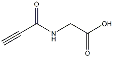 (propioloylamino)acetic acid Struktur