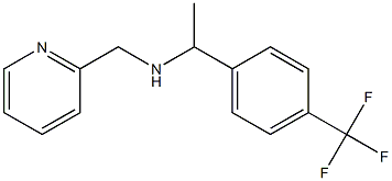 (pyridin-2-ylmethyl)({1-[4-(trifluoromethyl)phenyl]ethyl})amine Struktur