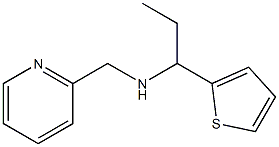 (pyridin-2-ylmethyl)[1-(thiophen-2-yl)propyl]amine Struktur