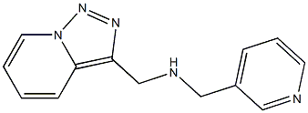 (pyridin-3-ylmethyl)({[1,2,4]triazolo[3,4-a]pyridin-3-ylmethyl})amine Struktur