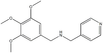 (pyridin-4-ylmethyl)[(3,4,5-trimethoxyphenyl)methyl]amine Struktur