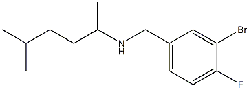 [(3-bromo-4-fluorophenyl)methyl](5-methylhexan-2-yl)amine Struktur