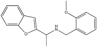 [1-(1-benzofuran-2-yl)ethyl][(2-methoxyphenyl)methyl]amine Struktur