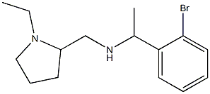 [1-(2-bromophenyl)ethyl][(1-ethylpyrrolidin-2-yl)methyl]amine Struktur