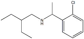 [1-(2-chlorophenyl)ethyl](2-ethylbutyl)amine Struktur