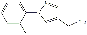 [1-(2-methylphenyl)-1H-pyrazol-4-yl]methylamine Struktur