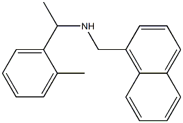 [1-(2-methylphenyl)ethyl](naphthalen-1-ylmethyl)amine Struktur