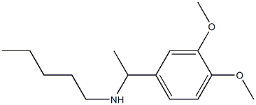 [1-(3,4-dimethoxyphenyl)ethyl](pentyl)amine Struktur