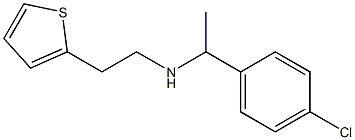 [1-(4-chlorophenyl)ethyl][2-(thiophen-2-yl)ethyl]amine Struktur