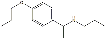 [1-(4-propoxyphenyl)ethyl](propyl)amine Struktur