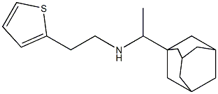 [1-(adamantan-1-yl)ethyl][2-(thiophen-2-yl)ethyl]amine Struktur