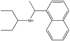 [1-(naphthalen-1-yl)ethyl](pentan-3-yl)amine Struktur