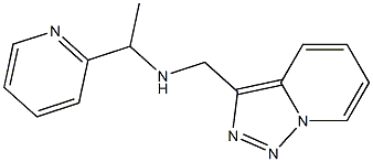 [1-(pyridin-2-yl)ethyl]({[1,2,4]triazolo[3,4-a]pyridin-3-ylmethyl})amine Struktur