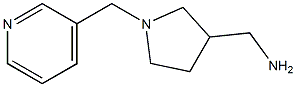 [1-(pyridin-3-ylmethyl)pyrrolidin-3-yl]methanamine Struktur