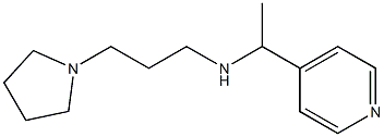 [1-(pyridin-4-yl)ethyl][3-(pyrrolidin-1-yl)propyl]amine Struktur