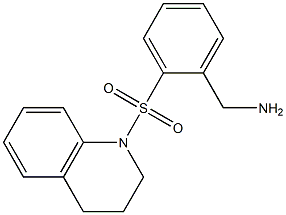 [2-(1,2,3,4-tetrahydroquinoline-1-sulfonyl)phenyl]methanamine Struktur