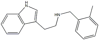 [2-(1H-indol-3-yl)ethyl][(2-methylphenyl)methyl]amine Struktur