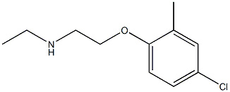 [2-(4-chloro-2-methylphenoxy)ethyl](ethyl)amine Struktur