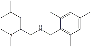 [2-(dimethylamino)-4-methylpentyl][(2,4,6-trimethylphenyl)methyl]amine Struktur