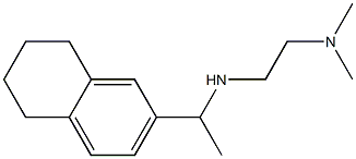 [2-(dimethylamino)ethyl][1-(5,6,7,8-tetrahydronaphthalen-2-yl)ethyl]amine Struktur