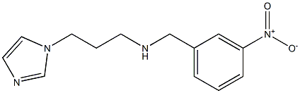 [3-(1H-imidazol-1-yl)propyl][(3-nitrophenyl)methyl]amine Struktur