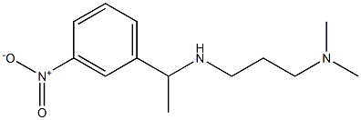 [3-(dimethylamino)propyl][1-(3-nitrophenyl)ethyl]amine Struktur