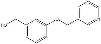 [3-(pyridin-3-ylmethoxy)phenyl]methanol Struktur