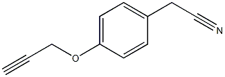 [4-(prop-2-ynyloxy)phenyl]acetonitrile Struktur