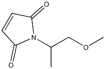 1-(1-methoxypropan-2-yl)-2,5-dihydro-1H-pyrrole-2,5-dione Struktur