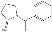 1-(1-phenylethyl)pyrrolidin-2-imine Struktur