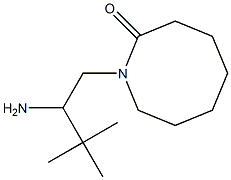 1-(2-amino-3,3-dimethylbutyl)azocan-2-one Struktur